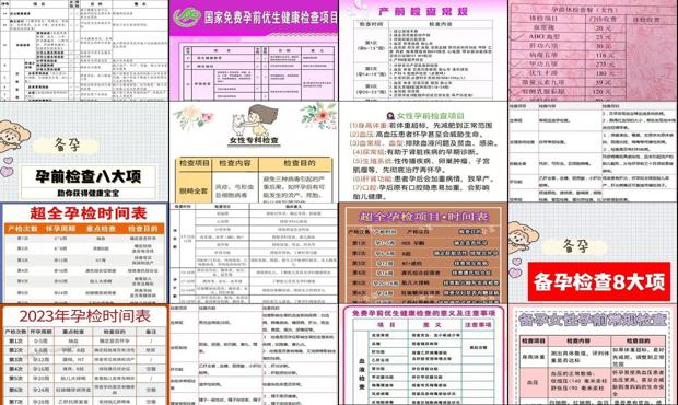 汕头孕前检查项