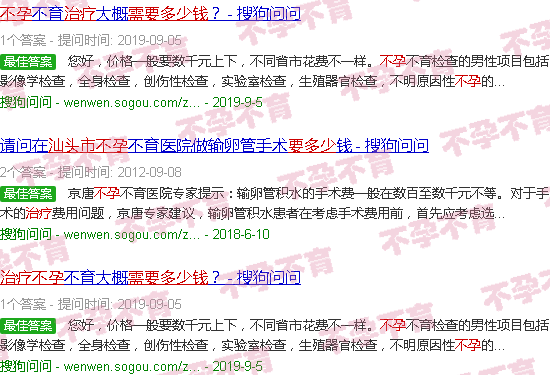汕头不孕治疗需要多少钱