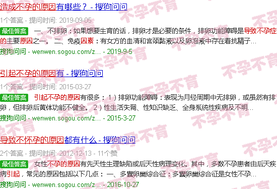 汕头导致不孕的原因