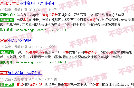 汕头宫寒会导致不孕吗