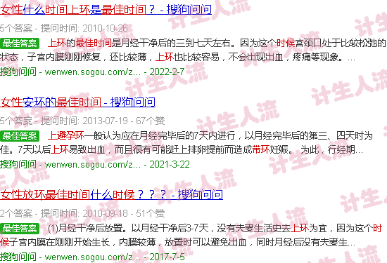 汕头女人上环*佳时间