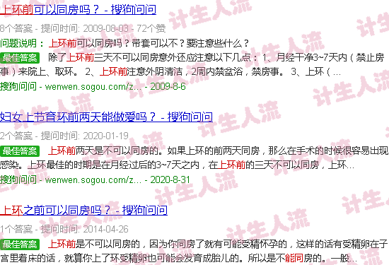 汕头上环前能同房吗
