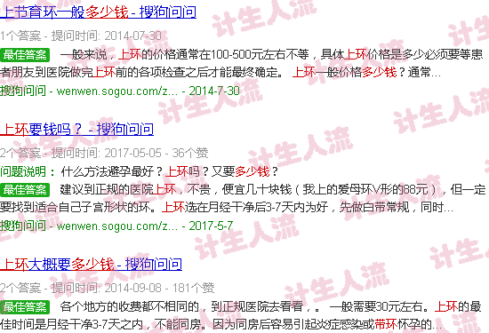 汕头女人上环多少钱