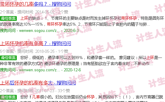 汕头上环怀孕的几*有多高