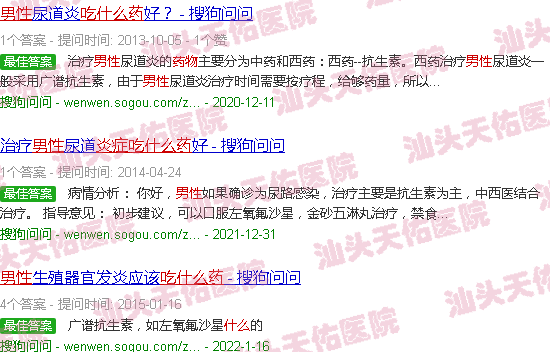 汕头男性炎症吃什么药
