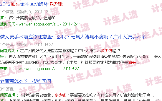 汕头上环多少钱啊