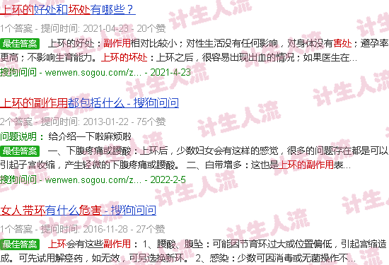 汕头女性上环的危害和*